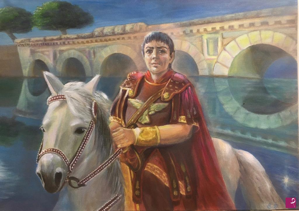 quadri in vendita online - Antichità. Imperatore Romano. Quant'acqua è passata sotto il ponte...