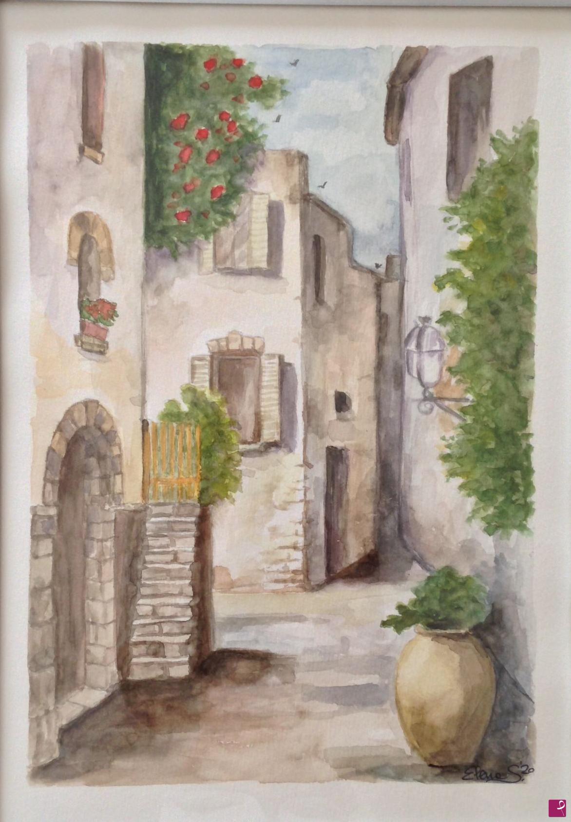 quadri in vendita online - Antico borgo