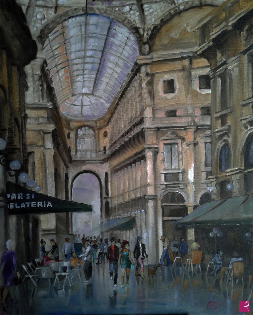quadri in vendita online - Aperitivo in Galleria