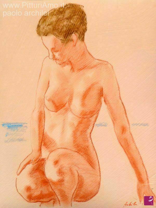 quadri in vendita online - appoggiata a sinistra