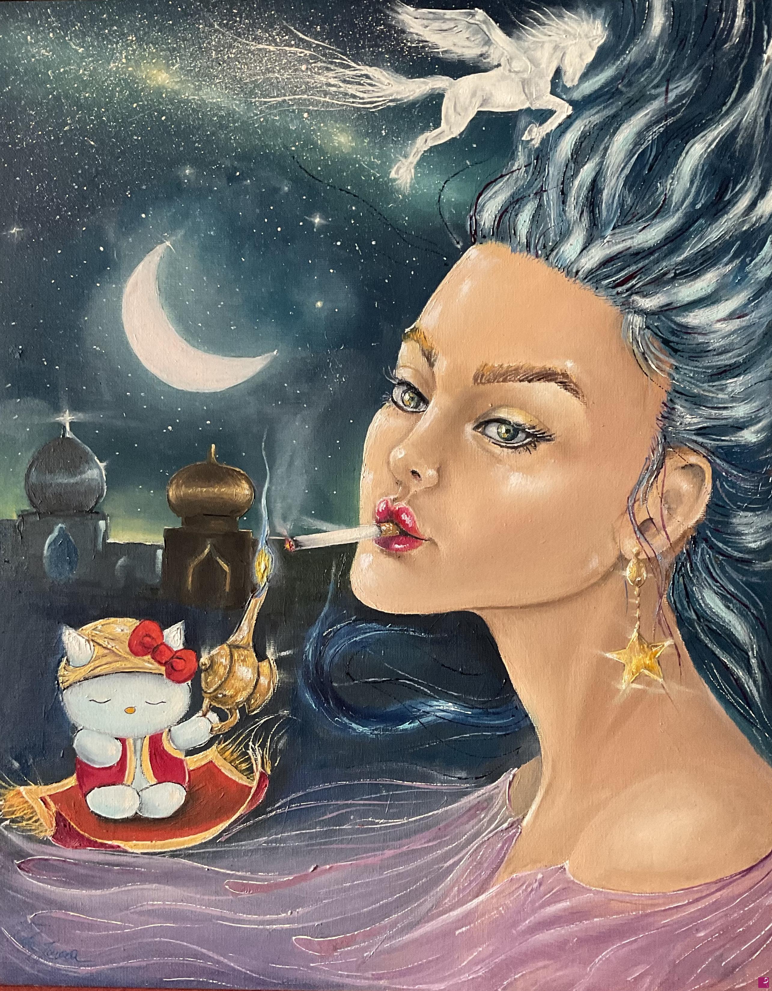 quadri in vendita online - Arabian Night - Ultimo Desiderio 