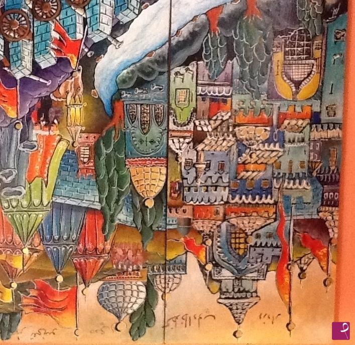 quadri in vendita online - Arabic village