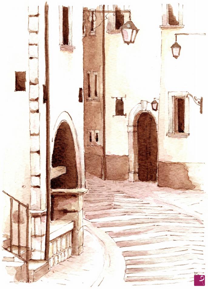 quadri in vendita online - Arco del macello