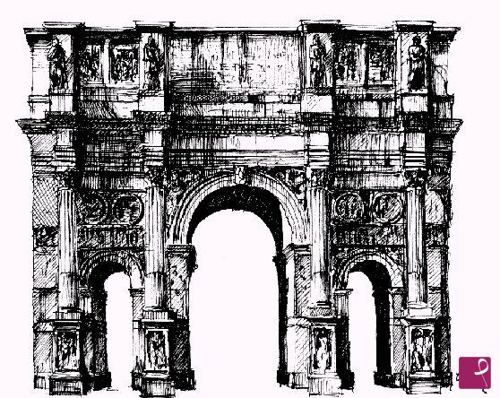 quadri in vendita online - Arco di Costantino