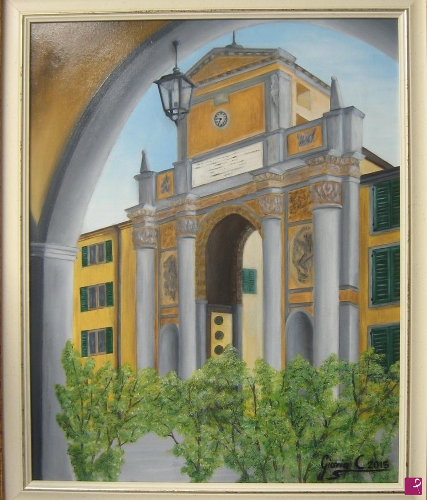 quadri in vendita online - arco monumentale di Chieri (TO)