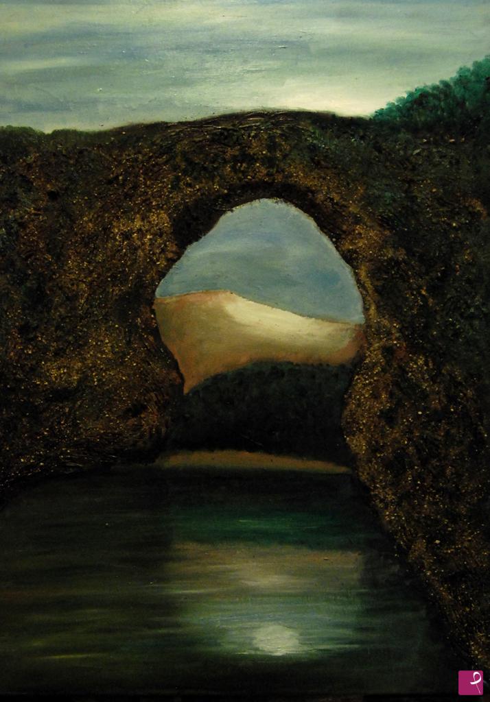 quadri in vendita online - Ardéche, Pont d' Arc