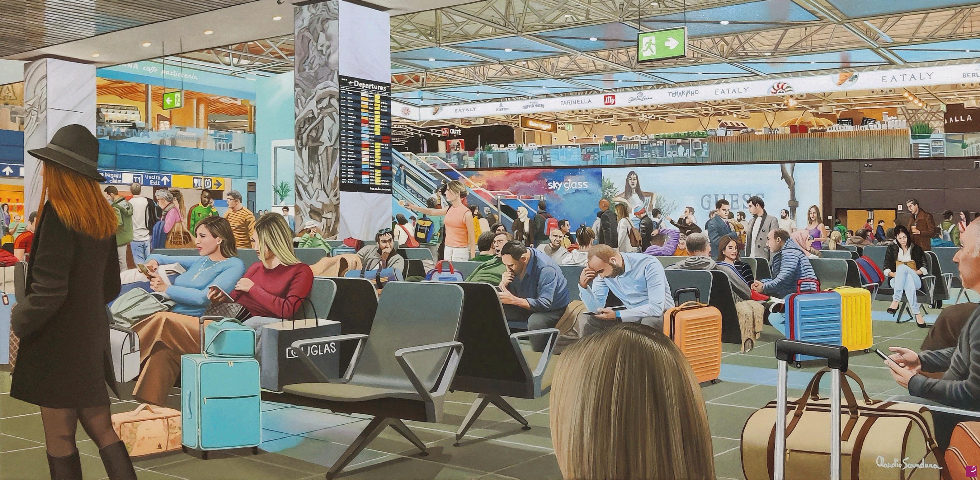 quadri in vendita online - Area imbarchi a Fiumicino