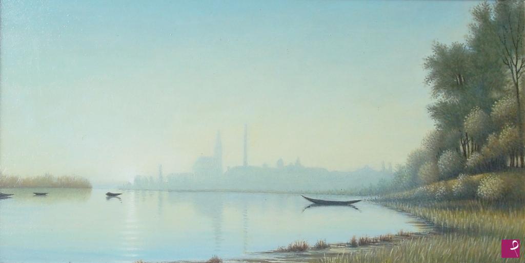 quadri in vendita online - Argenteuil tramonto