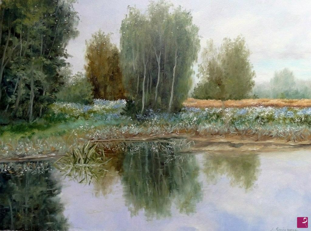 quadri in vendita online - Armonia sul fiume