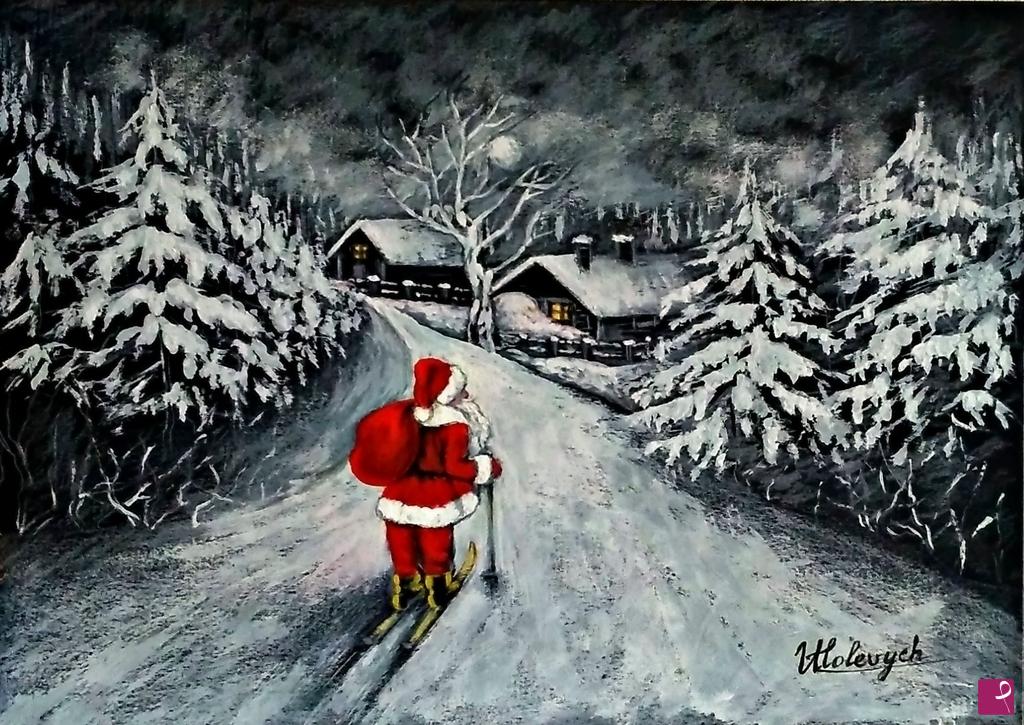quadri in vendita online - Arrivo del Natale
