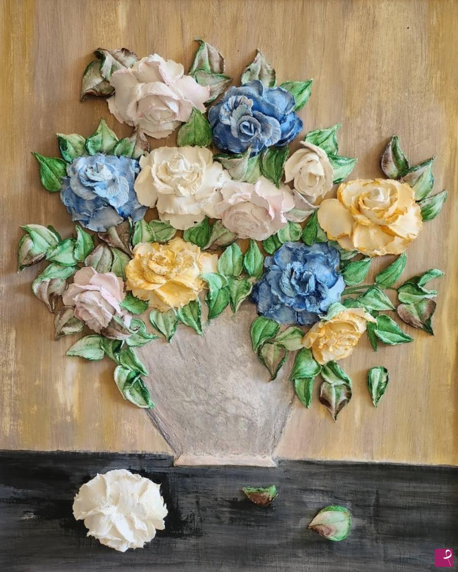 quadri in vendita online - Arte di dipinto scultorea