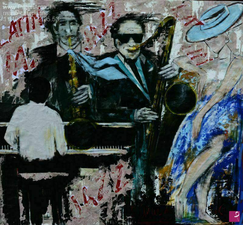 quadri in vendita online - Artist Latin Jazz