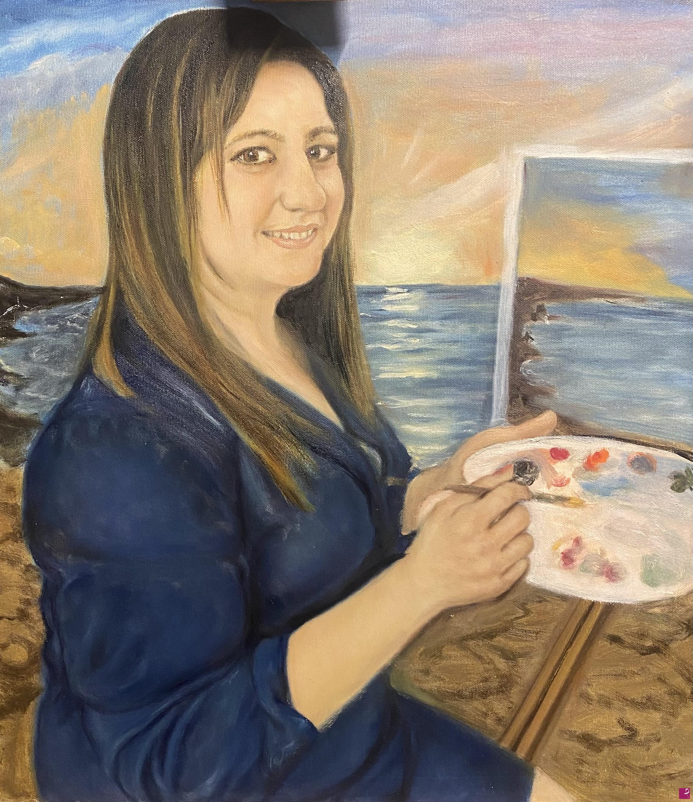 quadri in vendita online - Artista a lavoro
