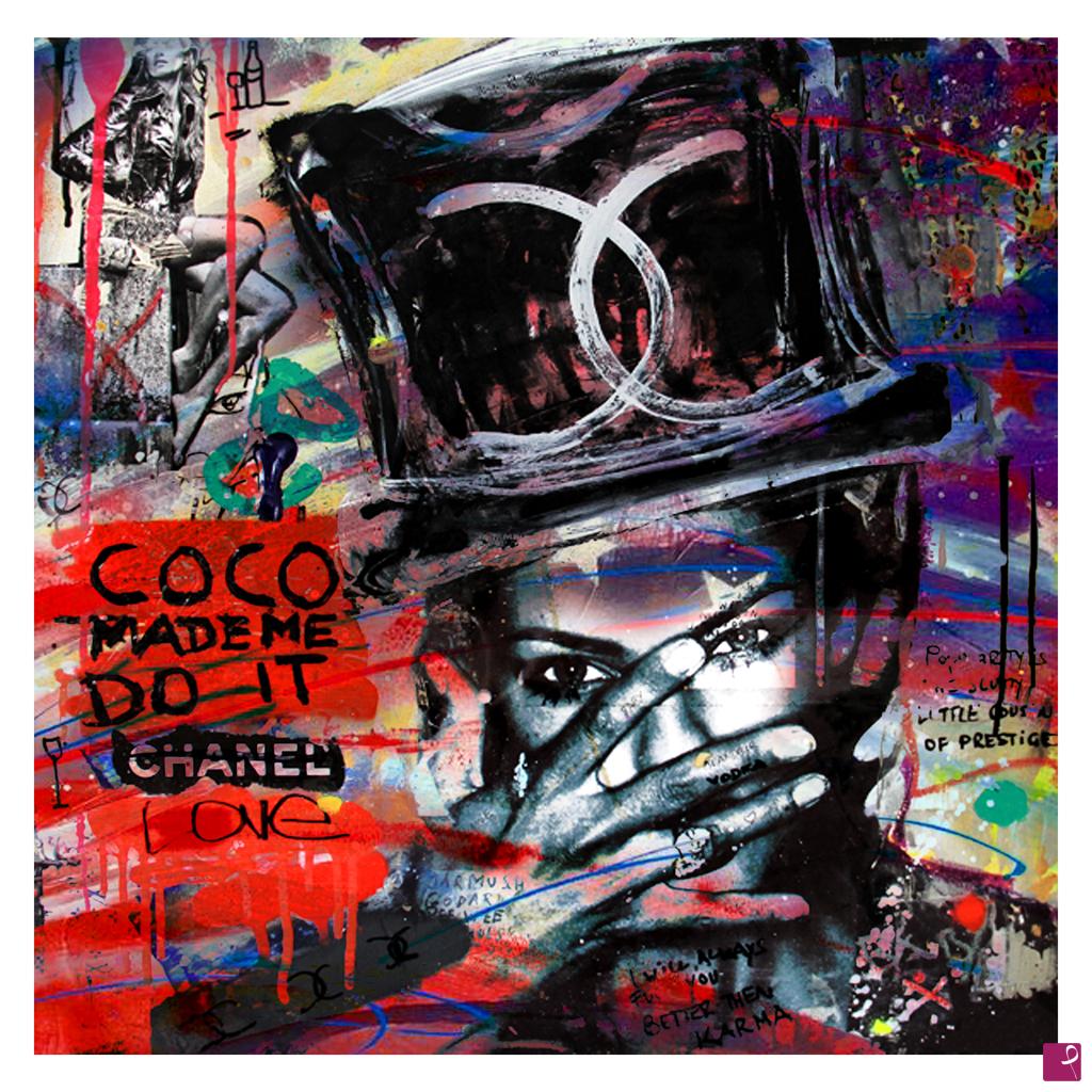 quadri in vendita online - Asia May - Coco Made me Do It