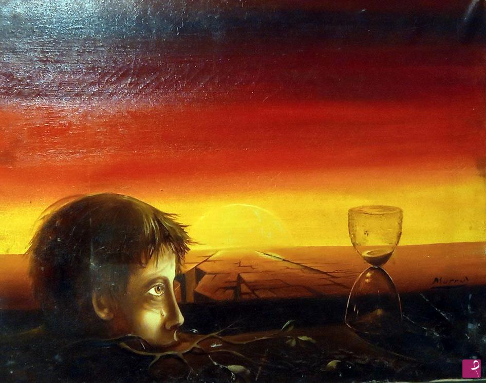 quadri in vendita online - Aspettando la Pace - 1974