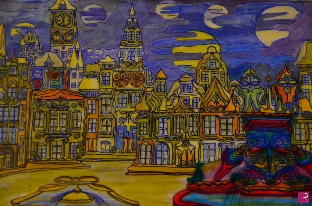 quadri in vendita online - ASTRAL PSYCHO GRAND PLACE