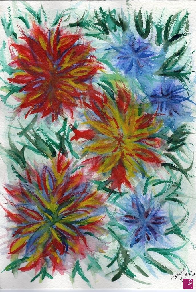 quadri in vendita online - astri in fiore