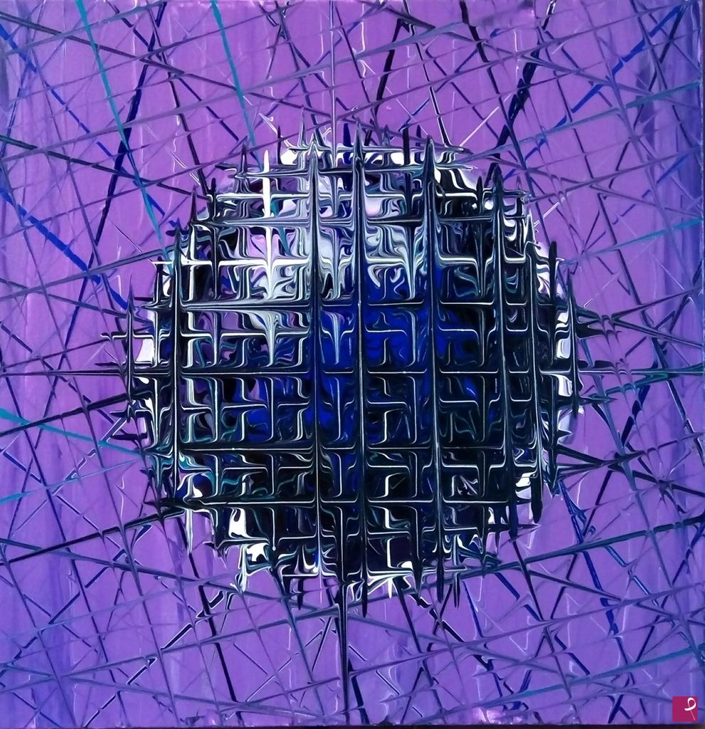 quadri in vendita online - Astro 027 Vibrafusion