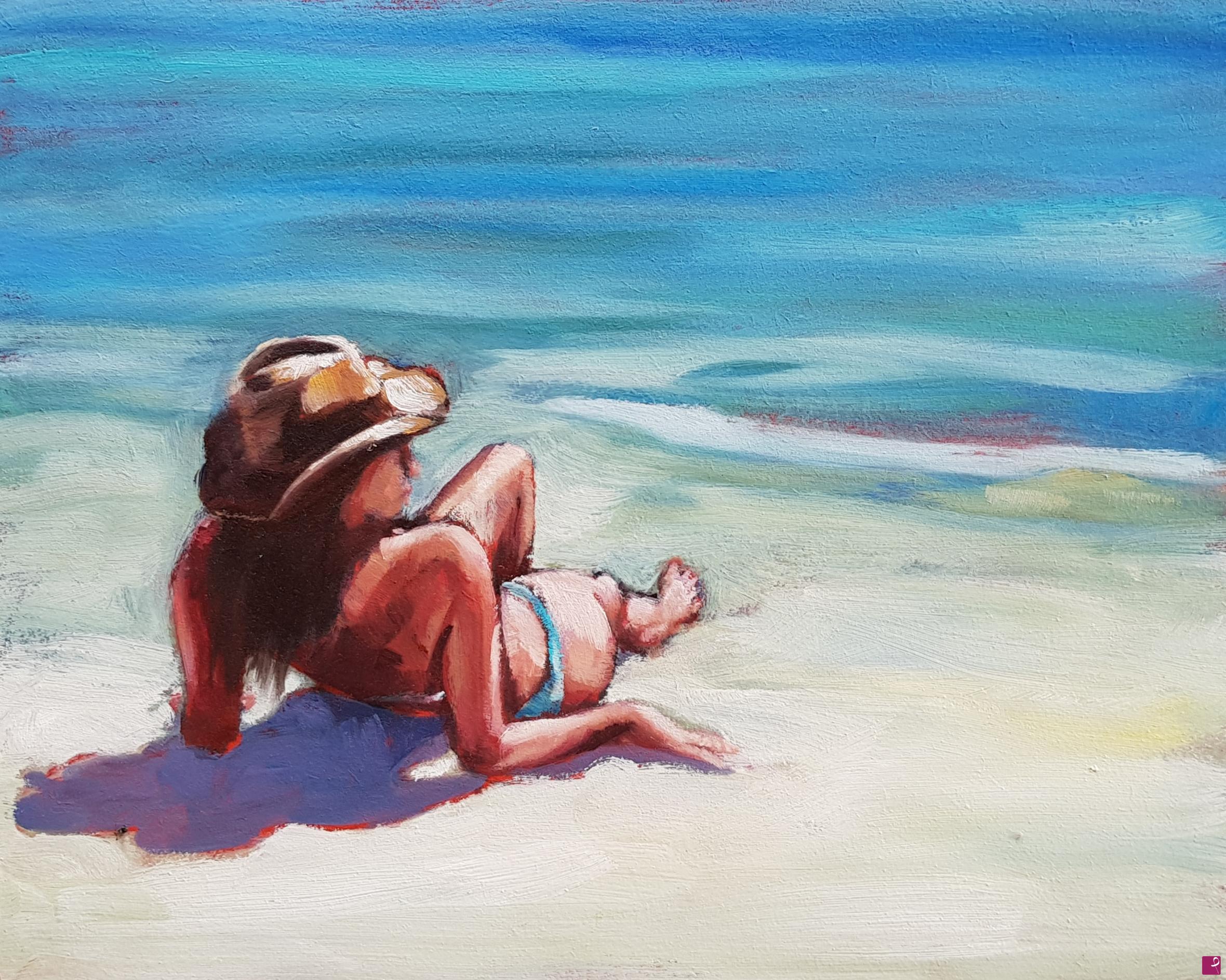 quadri in vendita online - At the beach 