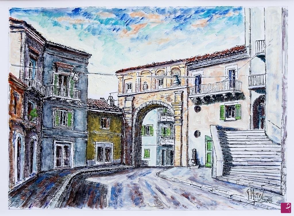 quadri in vendita online - ATESSA - ARCO NDRIANO E CORSO VITTORIO EMANUELE 