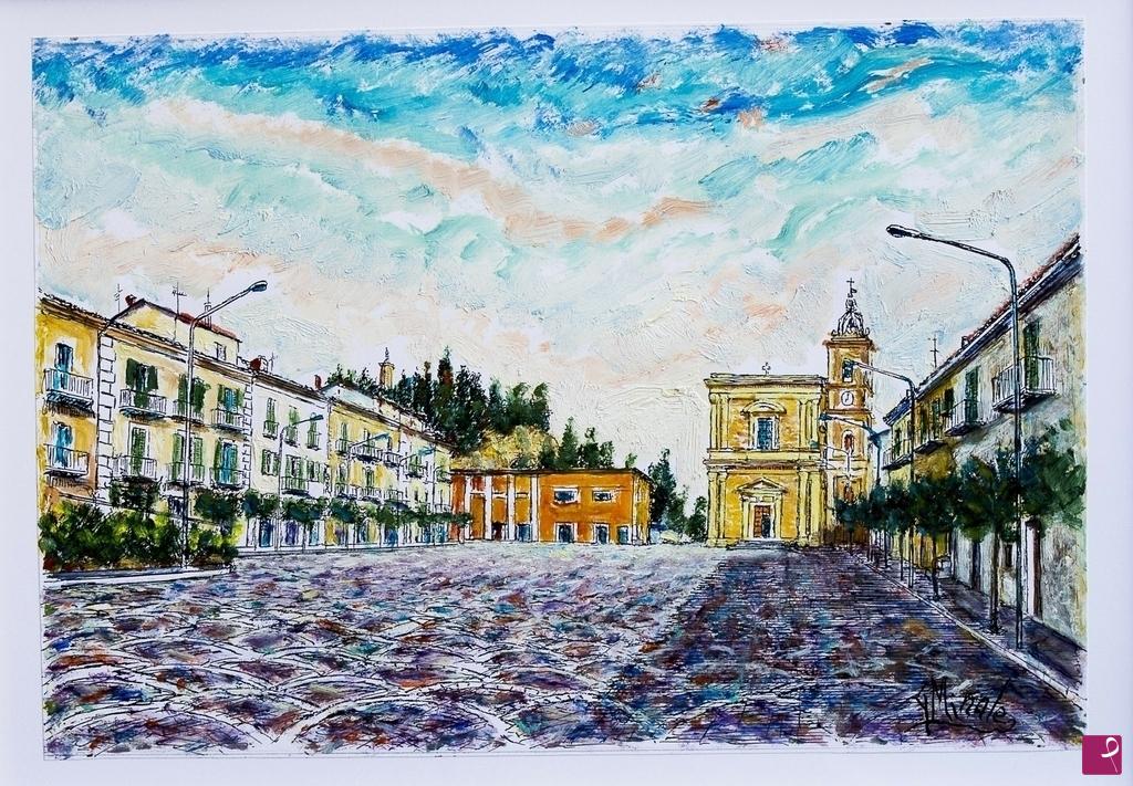 quadri in vendita online - ATESSA - PIAZZA GARIBALDI 