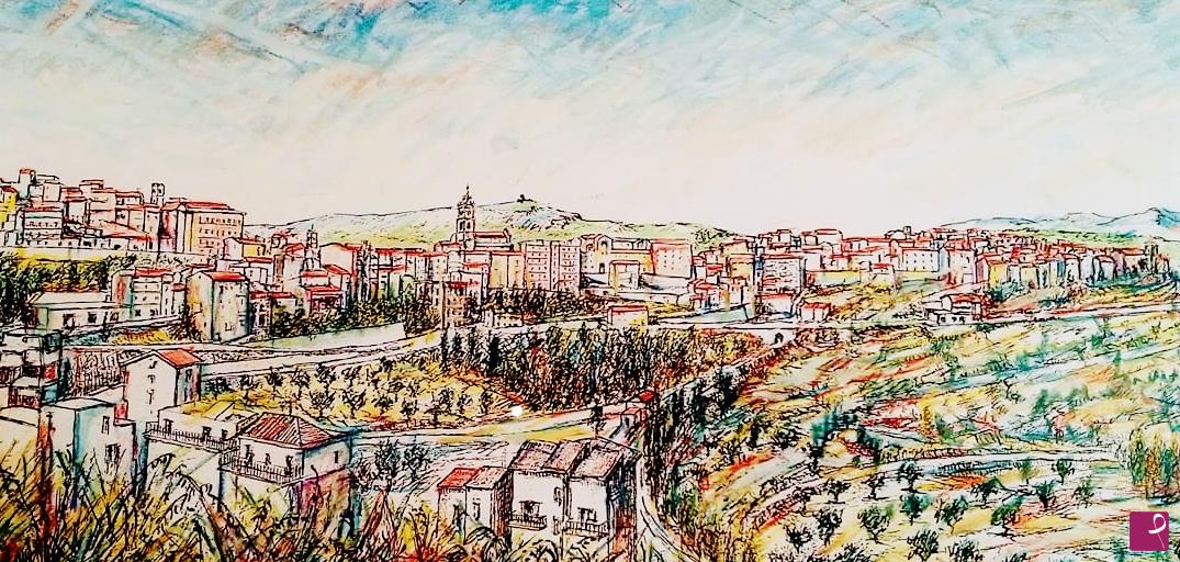 quadri in vendita online - ATESSA-PANORAMA 