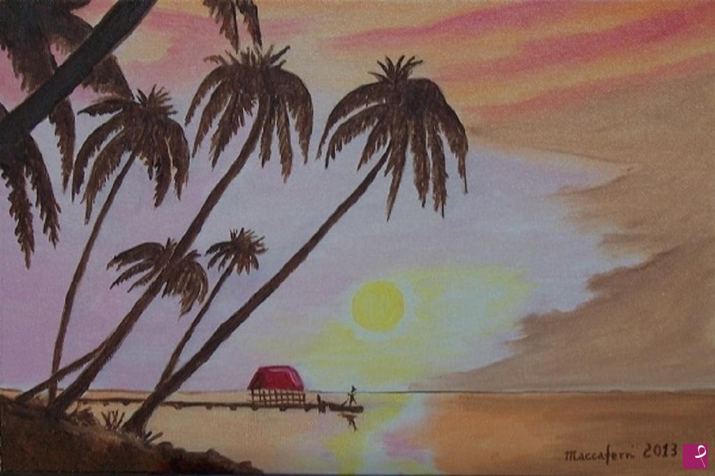 quadri in vendita online - Atmosfera tropicale