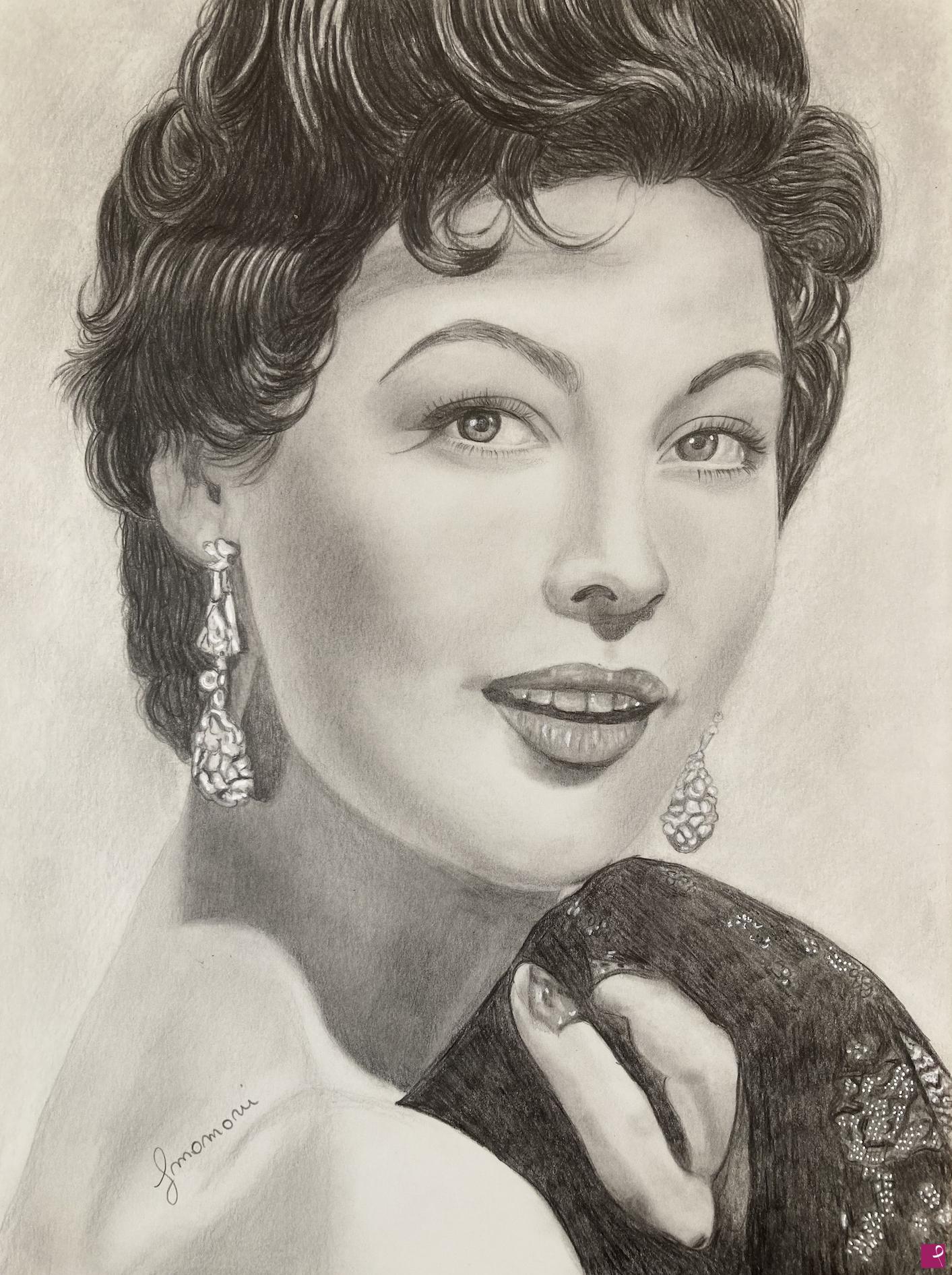 quadri in vendita online - Attori Hollywood - Ava Gardner
