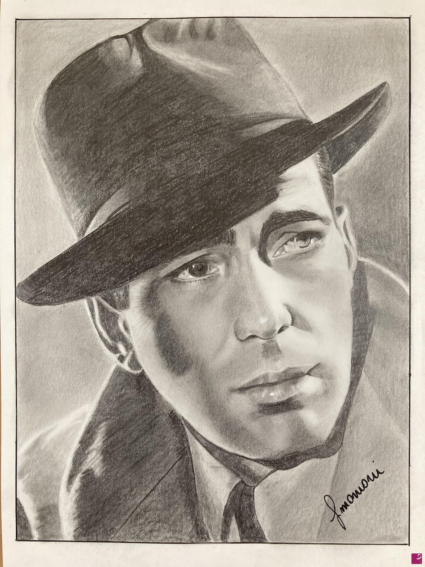 quadri in vendita online - Attori Hollywood - Hunphry Bogart