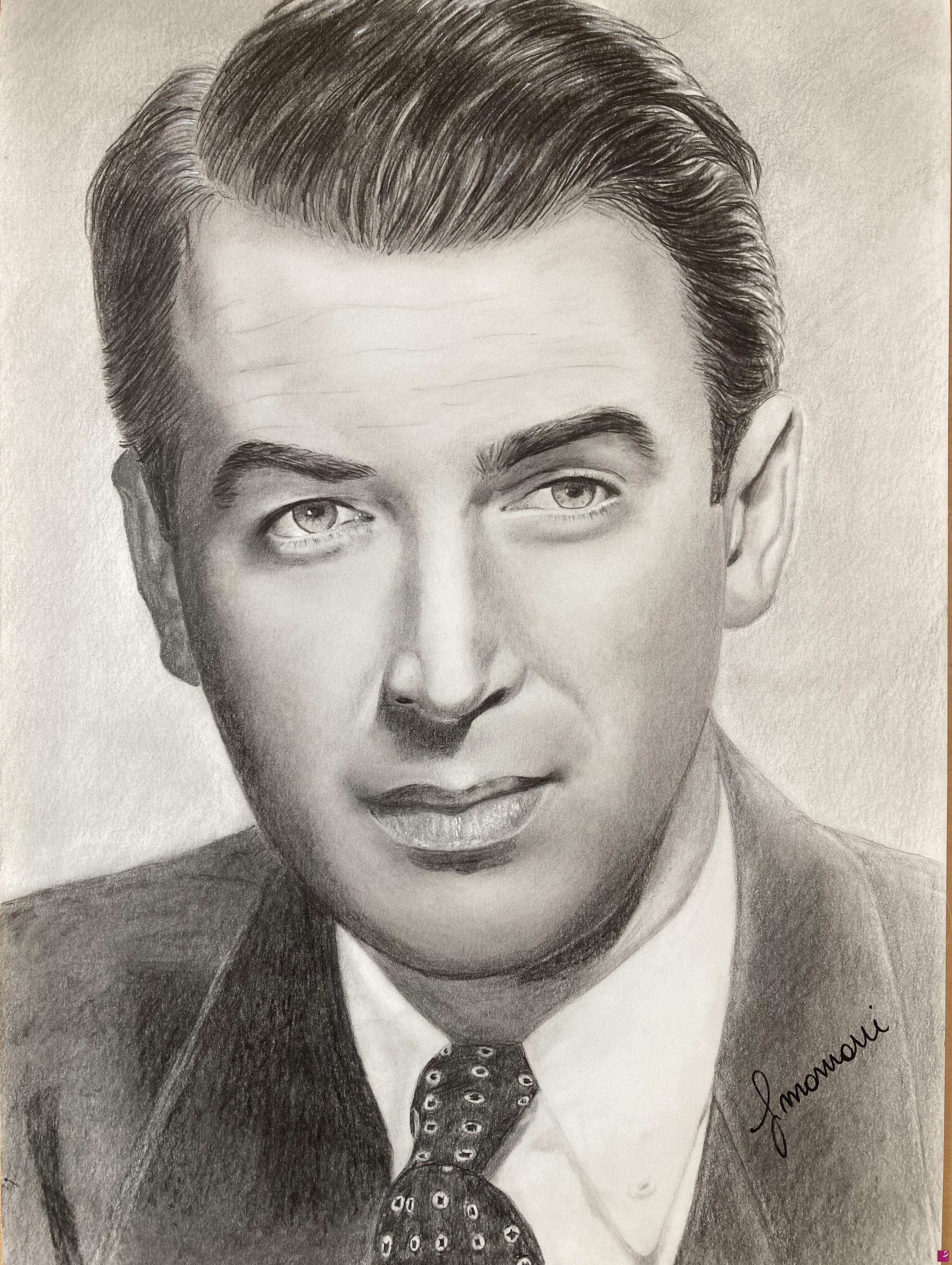 quadri in vendita online - Attori Hollywood - James Stewart
