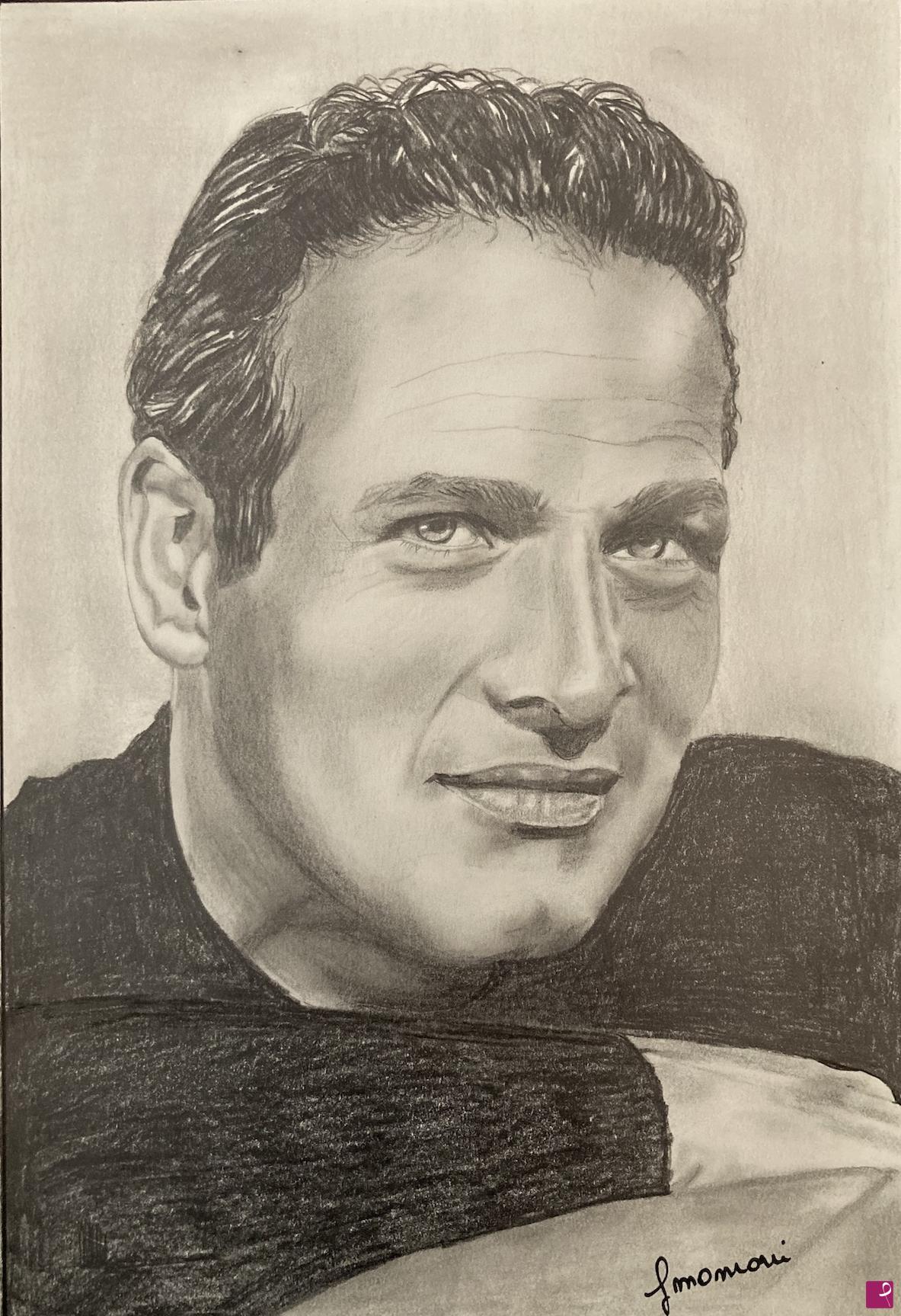 quadri in vendita online - Attori Hollywood - Paul Newman