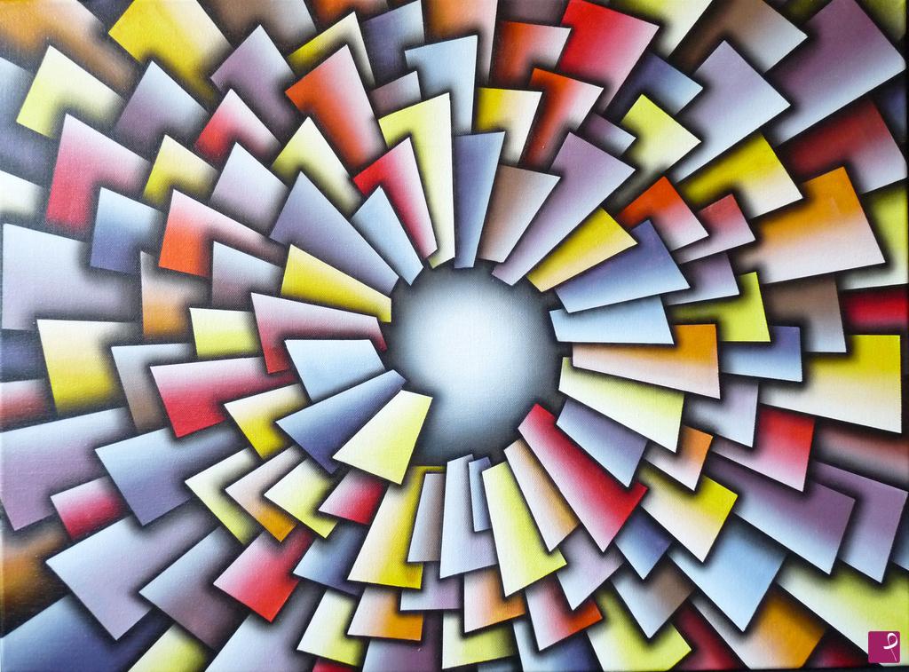 quadri in vendita online - "Attraction to the void" - Attrazione verso il vuoto