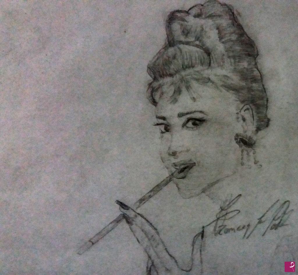 quadri in vendita online - Audrey Hepburn