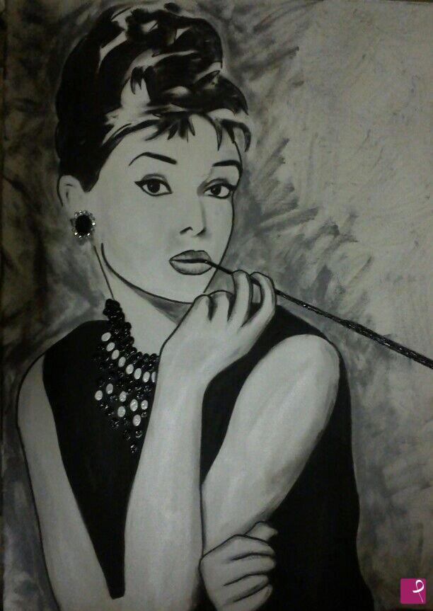 quadri in vendita online - Audrey Hepburn