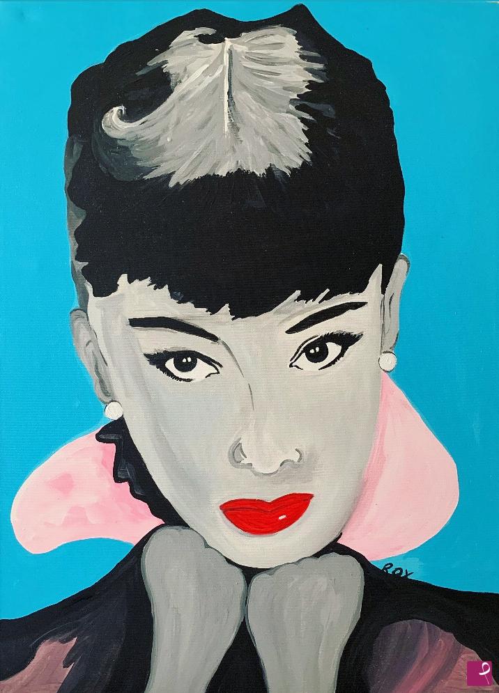 quadri in vendita online - Audrey Hepburn 