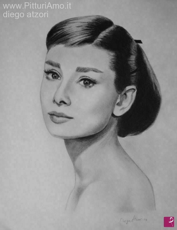quadri in vendita online - Audrey Hepburn