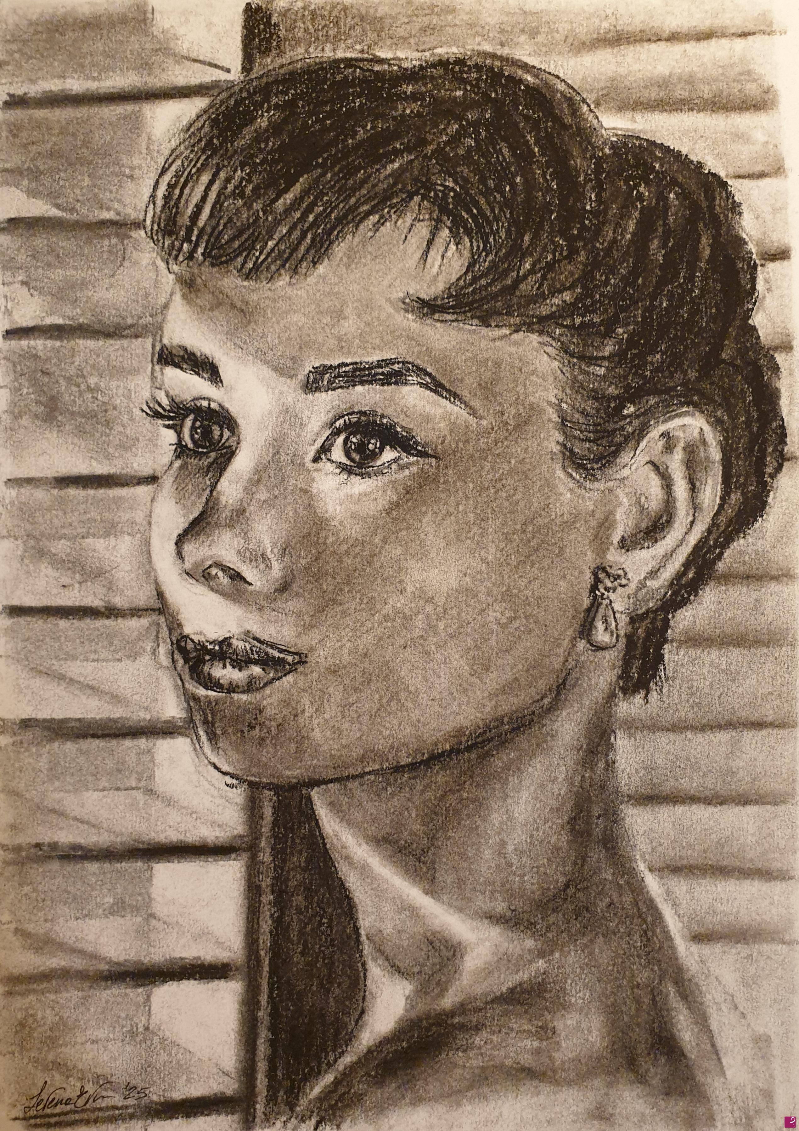 quadri in vendita online - Audrey Hepburn