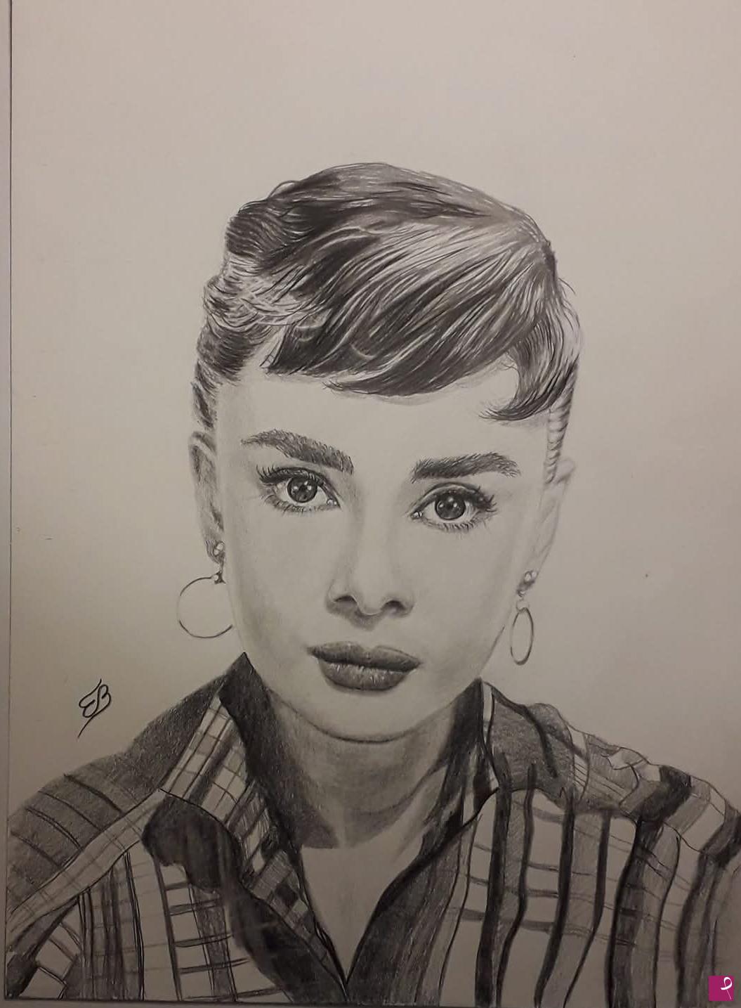 quadri in vendita online - Audrey Hepburn