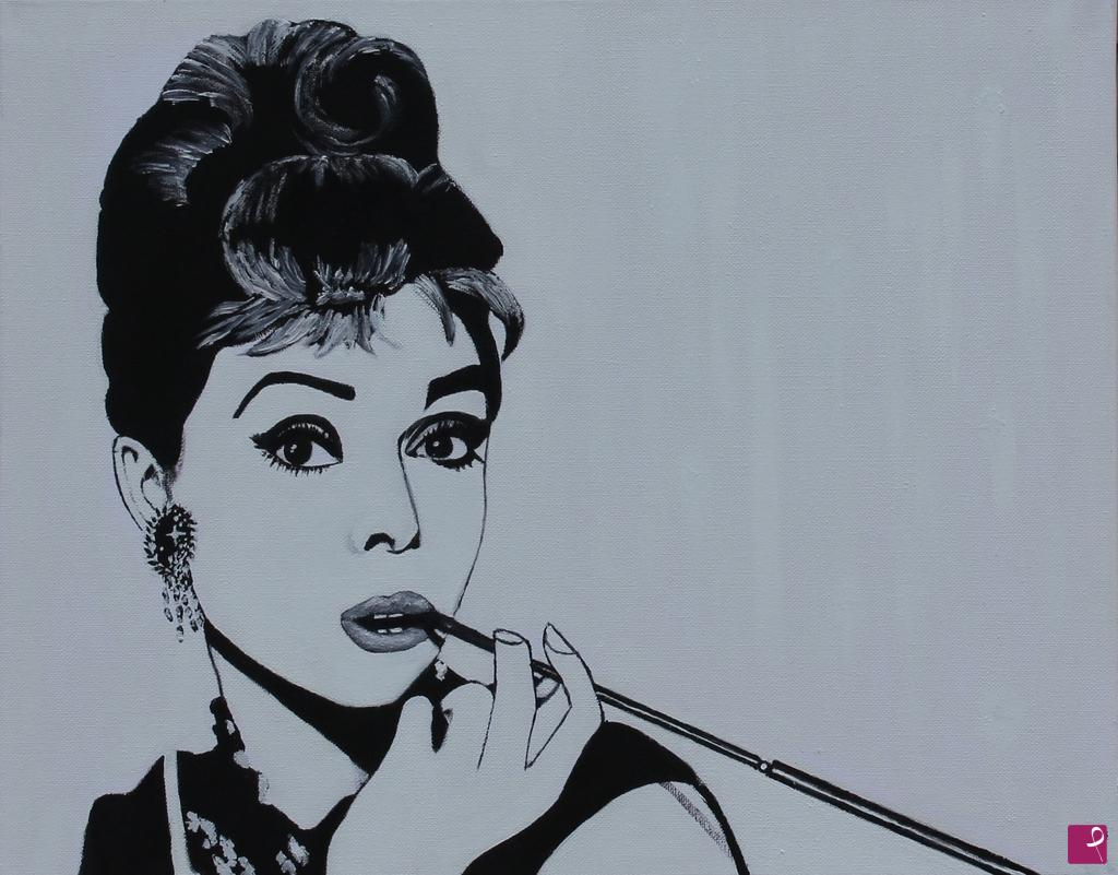 quadri in vendita online - Audrey Hepburn