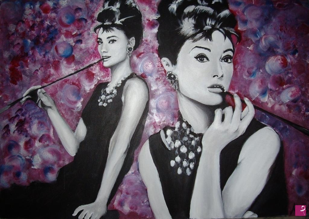 quadri in vendita online - Audrey Hepburn