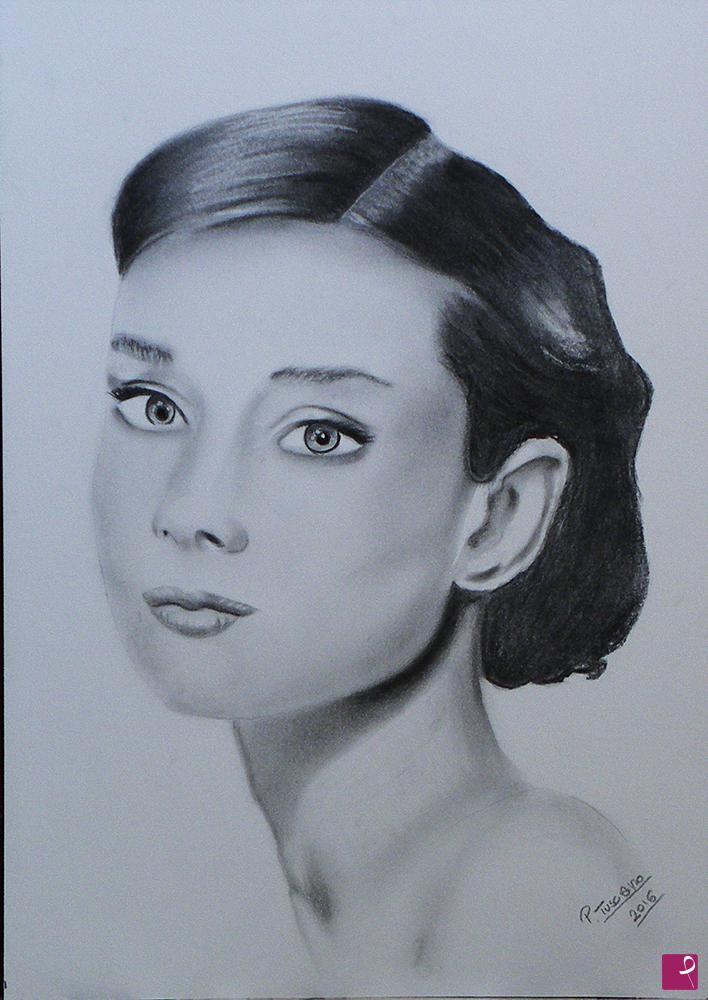 quadri in vendita online - Audrey Hepburn