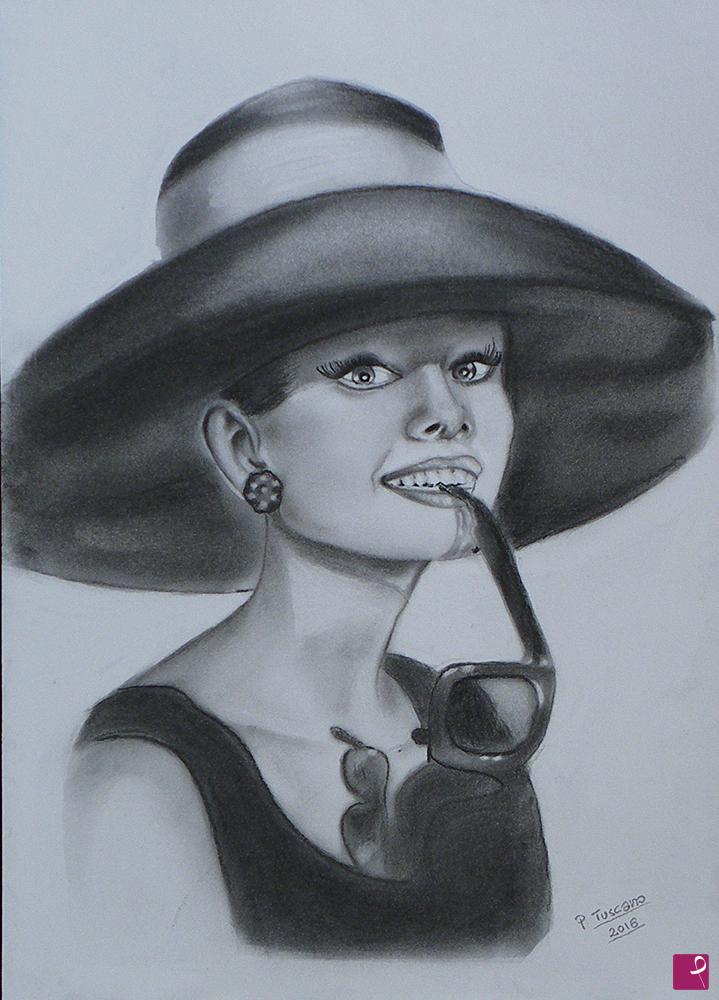 quadri in vendita online - Audrey Hepburn