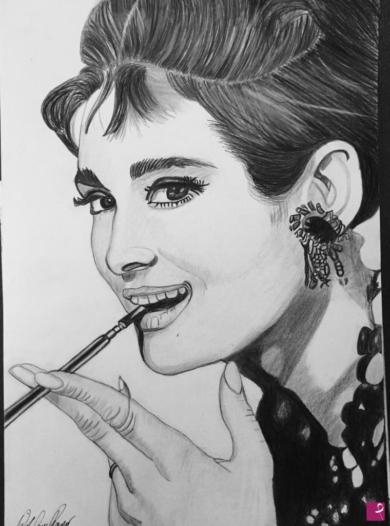quadri in vendita online - Audrey Hepburn 