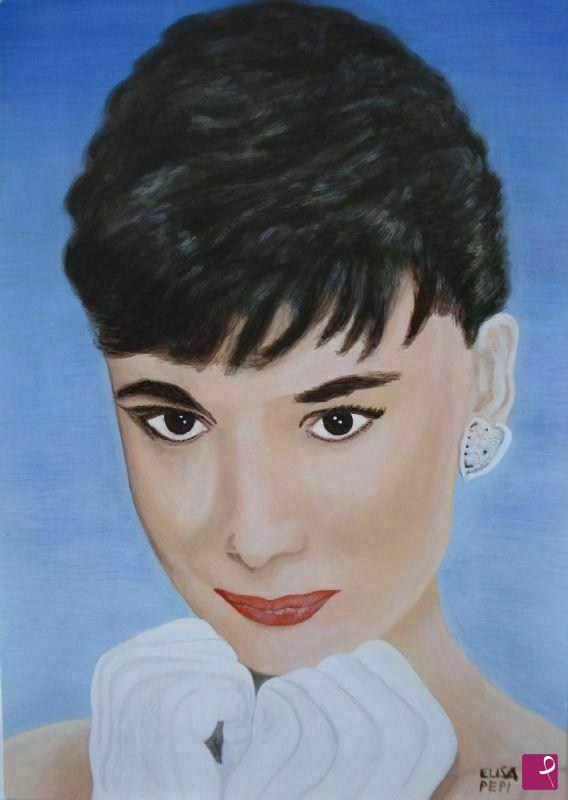 quadri in vendita online - audrey-hepburn