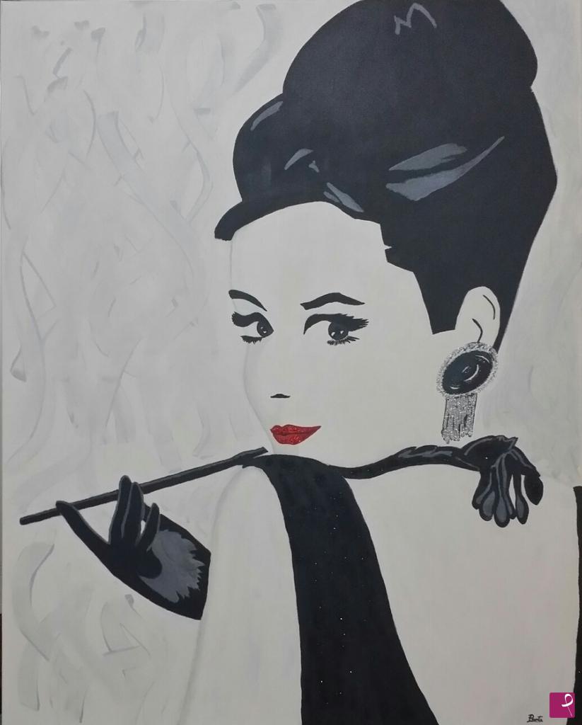 quadri in vendita online - Audrey Hepburn