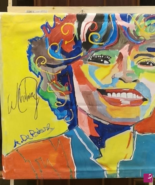 quadri in vendita online - Audrey Hepburn pop art 