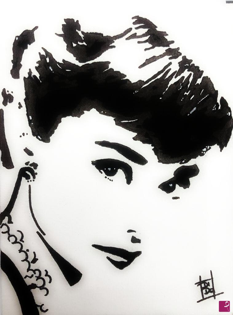 quadri in vendita online - Audrey... The class 