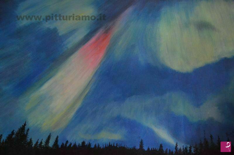quadri in vendita online - Aurora Boreale
