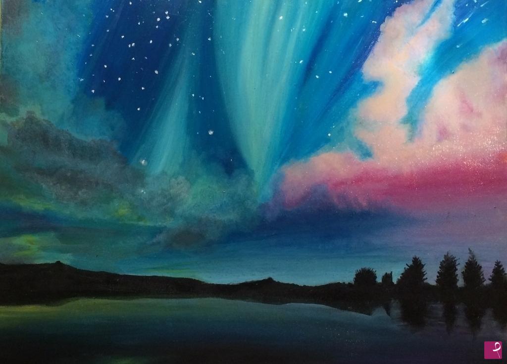 quadri in vendita online - Aurora Boreale