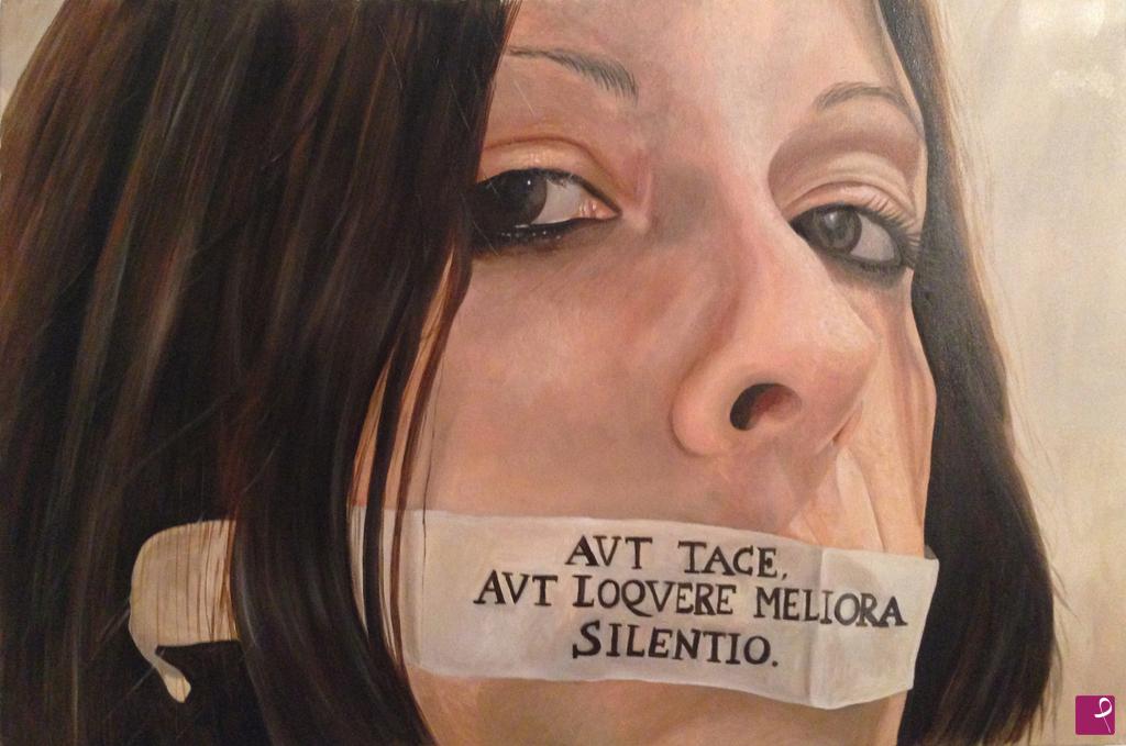 quadri in vendita online - aut tace. aut loquere meliora silentio